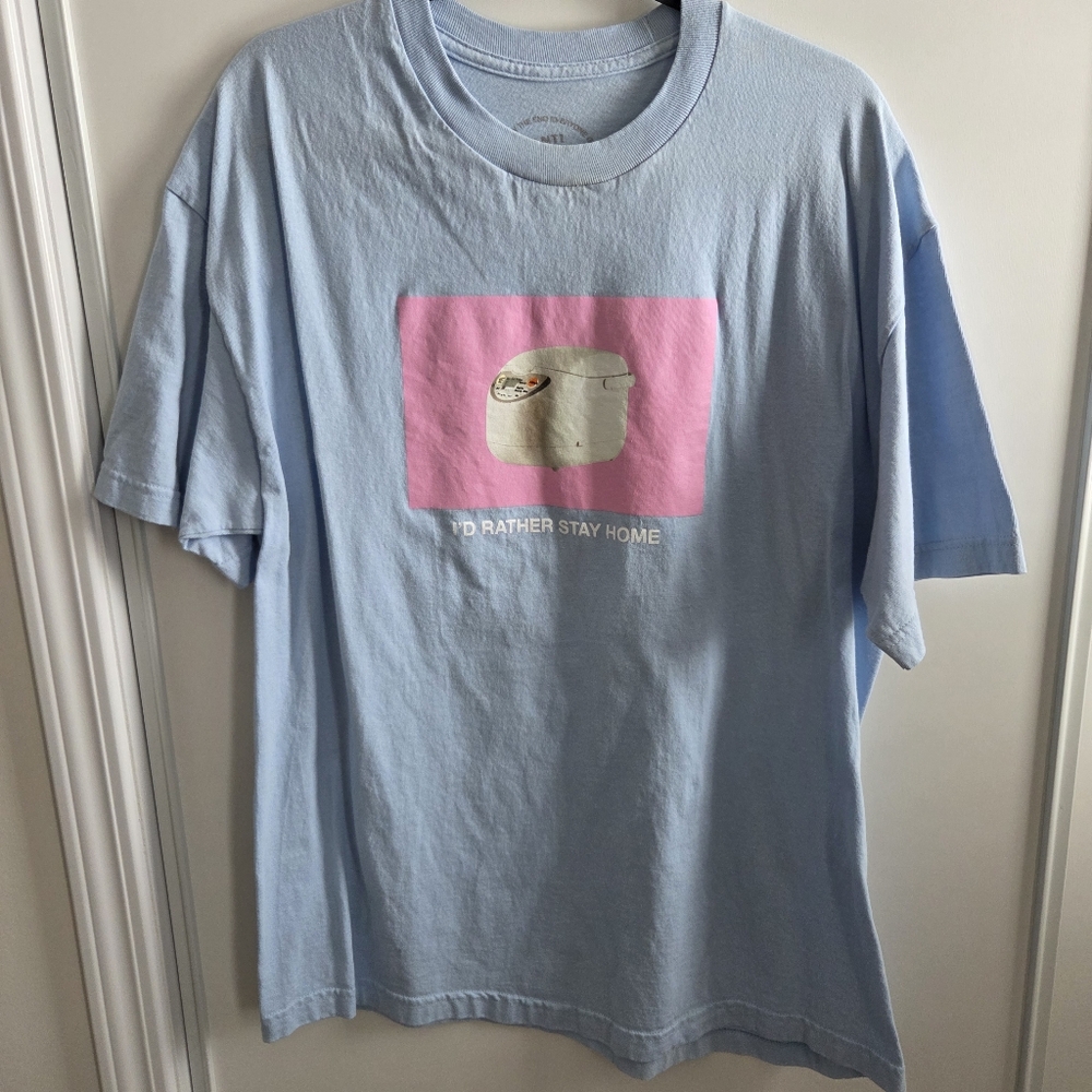 Anti Social Social Club I'd Rather Stay Home Graphic T-shirt - Picture 1 of 4
